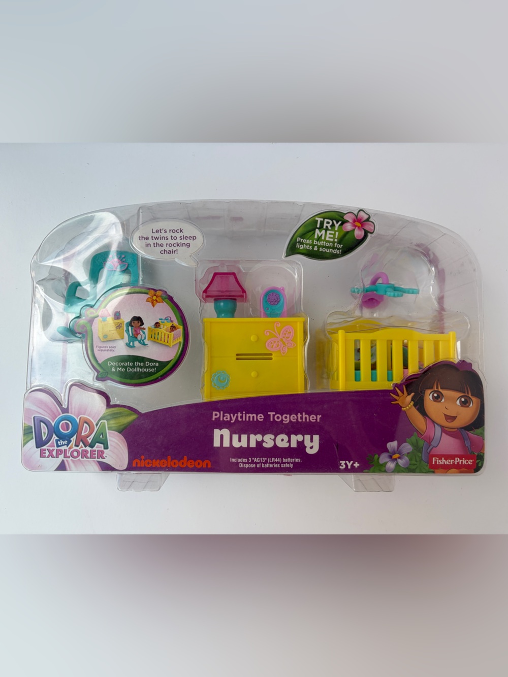 NEW Fisher-Price Dora The Explorer Playtime Together Backyard BBQ Furniture